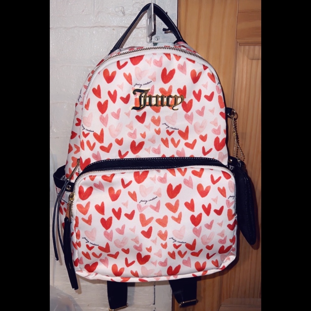 Juicy couture heart backpack